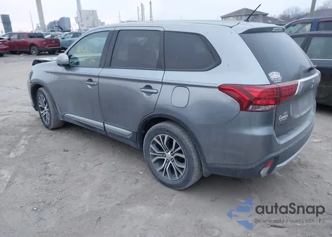 2016 Mitsubishi Outlander Es z USA, uszkodzony, nr VIN JA4AD2A32GZ044370